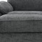 Homeroots 55" Gray Fabric Modular Sleeper Sofa With Ottoman 568278 - alternate 6