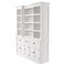 Homeroots 71in White Dining Hutch With Twelve Shelves And Three Drawers 397842 - alternate 5