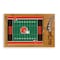 Picnic Time Family Of Brands NFL Cleveland Browns - Football Field - Icon Glass Top Cutting Board & Knife Set 910-00-505-084-2 - alternate 1