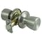 Prosource Passage Knob, Metal, Stainless Steel, 2-3/8 to 2-3/4 in Backset, 1-3/8 to 1-3/4 in Thick Door TS630BRA4V - alternate 1
