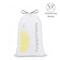 Happimess 8-Gallon 30L Lemon Scented Drawstring Trash Can Liner, White, 20-Count, 1-Pack of 20 Liners HPM3100A-W-1SET - alternate 2