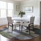 Homeroots 8' Artichoke Green Gray And Charcoal Round Geometric Washable Indoor Outdoor Area Rug 604392 - alternate 7