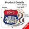 Signmission Don's Garage, 4 inch X 4 inch, Vinyl Decal, 5PK SHI-D-5PACK-4-383-DON - alternate 3