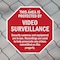 Signmission This Area Is Protected by Video Sur, 6 inch X 6 inch, Plastic Sign, 2PK OC-P-2PACK-6-330 - alternate 6