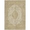 Homeroots 5' X 8' Ivory And Beige Medallion Washable Indoor Outdoor Area Rug 616467 - alternate 3