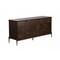 Homeroots 63" Dark Brown Manufactured Wood Six Drawer Double Dresser 473096 - alternate 4