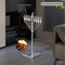 Vintiquewise Chabad Style Silver Finish Hanukkah Menorah for Entryway, Living Room, Office, and Kitchen with QI004693.SL - alternate 7
