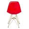 Leisuremod Bristol 5-Piece Modern Dining Set: Round MDF Table & 4 Eiffel Plastic Chairs with Chrome Legs, 5PK BTBL-35BL-CR19TRG4 - alternate 9