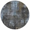 Homeroots 8' Graphite Charcoal And Silver Round Abstract Washable Indoor Outdoor Area Rug 587904 - alternate 7