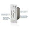Leviton SureSlide Ceiling Fan Control and Dimmer Switch for LED, Halogen and Incandescent Bulbs - White 66DF-10W - alternate 2