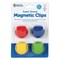 Learning Resources Super Strong Magnetic Clips, Assorted Colors, 4PK LER2692 - alternate 1