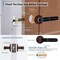 Wrightmaster 5-in-1 Aluminum Smart Handle Lock with App Control, Fingerprint, IC Card, Keypad, Key Unlock ZR-MWS - alternate 4