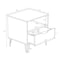 Manhattan Comfort Avira 20 in Nightstand in White (1-Drawer) NS1720-WH - alternate 4