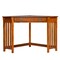 Homeroots Mission Oak Corner Computer Desk 402034 - alternate 1
