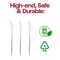 Smarty Had A Party Shiny Silver Moderno Disposable Plastic Dinner Knives (300 Knives), 300PK 9330-SKN-CASE - alternate 4