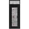 Vdomdoors Aluminum Door Iron 1633 Black Entry Steel Metal Classic Painted 36 x 92 (36 x 80+12)-Right Inswing IRON1633EXD-BLK-W36xH80+12-RH-I - alternate 1