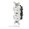 Leviton PlugsandReceptacles, 20A, 125VAC, Wht, Nylon M5362-2SW - alternate 3