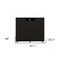 Homeroots 55" Black Two Drawer Dresser 472121 - alternate 6
