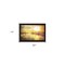 Homeroots Yellow Sunset Boats In Marina Black Framed Print Wall Art 529609 - alternate 2