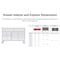 Tekton Rolling Tool Cabinet, 11 Drawer, Red, Steel, 60 in W x 27 in D x 41-1/2 in H OCL63202STM - alternate 7