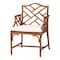 Bali & Pari Aella Marbled Tortoise Natural Rattan Armchair 268-14752-ZORO - alternate 1