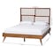 Baxton Studio Gemma Platform Bed with Slatted Wood Headboard, Queen 268-11144-9408-ZORO - alternate 4