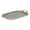 Homeroots 19" Silver Cast Iron Handmade Vanity Tray With Handles 625655 - alternate 3