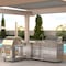 Koolmore Outdoor Kitchen with a Dual Fuel Pizza Oven, Corner Cabinet, Sink, 30 in. BBQ Grill and Cabinet KM-OKSKIT-CONFIG105 - alternate 4