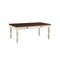 Homeroots 72" X 42" X 30" Walnut And White Washed Solid Wood Dining Table 318938 - alternate 1