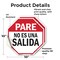 Signmission Pare No Es Una Salida, 10 inch X 10 inch, Vinyl Decal, 2PK OC-D-2PACK-10-202 - alternate 4