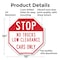 Signmission Stop No Trucks Low Clearance Cars O, 10 Inch X 10 Inch, Aluminum Metal Signs OC-A-10-225 - alternate 4