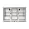 Koolmore 3 Door Stainless Steel Back Bar Cooler Counter Height Glass Door Refrigerator BC-3DSW-SS - alternate 5