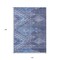 Homeroots 10' X 14' Navy Blue Charcoal And Gray Southwestern Washable Indoor Outdoor Area Rug 603556 - alternate 4