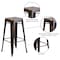 Flash Furniture 4PK 30"H Backless Distressed Copper Metal Barstool 4-ET-BT3503-30-COP-GG - alternate 7