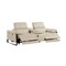 Homeroots 90in Cream and Black Italian Leather Power Reclining Loveseat With Storage 720561 - alternate 5
