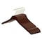 Nahanco 17in Mahogany Wooden SlimLine Shirt/Dress Hanger w/ Gold Hook, 50PK SL7031750GH - alternate 4