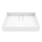 Vigo Bryant Modern White Matte Stone 23 in. L x 15 in. W x 5 in. H Rectangular Vessel Bathroom Sink VG04027 - alternate 1