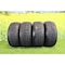 Antego 205/50-10 with 10x7 Fusion Glossy Black Wheels for Golf Cart Single A107013900916042055010 - alternate 3