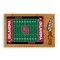 Picnic Time Family Of Brands NCAA Oklahoma Sooners Football Field Icon Glass Top Cutting Board & Knife Set 910-00-505-454-0 - alternate 1