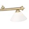 Z-Lite Cordon Heritage Brass 4 Light Billiard 2306-4HBR-AMO14 - alternate 3