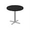 Correll Round Cafe Table, 30 in W, 30 in L, 29 in H, Particleboard Top, Black Granite SXT30R-07-98-09 - alternate 1
