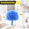 Gritt Commercial Cobweb Duster Brush, 6 11/16 Cobweb / Corner Duster Brush with 6' Telescopic Pole GRI102-6F - alternate 5