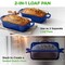 Nutrichef 9x5 in Enameled Cast Iron Loaf Pan with Lid, Enamel-Coated Baking Loaf Pan for Sourdough, Oven Safe NCCIELF2BL - alternate 3