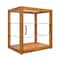 Koolmore 20 In. Artisan Wooden Bakery Square Display case, 2.5 cu ft, light wood color 3 Tiers KM-BDW-20L - alternate 7