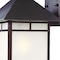Homeroots XL Antique Bronze Frosted Glass Lantern Wall Light 398642 - alternate 3