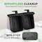 Nutrichef Double Basket Air Fryer 8.8 QT, Black NCAF5508AT - alternate 4