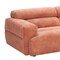 Homeroots 108" Orange Manufactured Wood Sofa 632704 - alternate 6