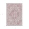 Homeroots 3' X 5' Pink Floral Medallion Washable Indoor Outdoor Area Rug 607914 - alternate 7