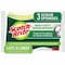 Scotch-Brite Scrub Sponges, Hvy-Duty, 4-1/2"x2-3/4", YW/GN, PK 24 MMMHD3CT - alternate 2