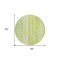 Homeroots 8' Artichoke Green And Ivory Round Botanical Leaves Washable Indoor Outdoor Area Rug 581956 - alternate 6